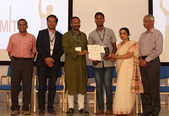  Niranjan K (AITM Belagavi) as the Most Entrepreneurial Idea for the low cost portable water filter that he designed costing only Rs 25. Lastly